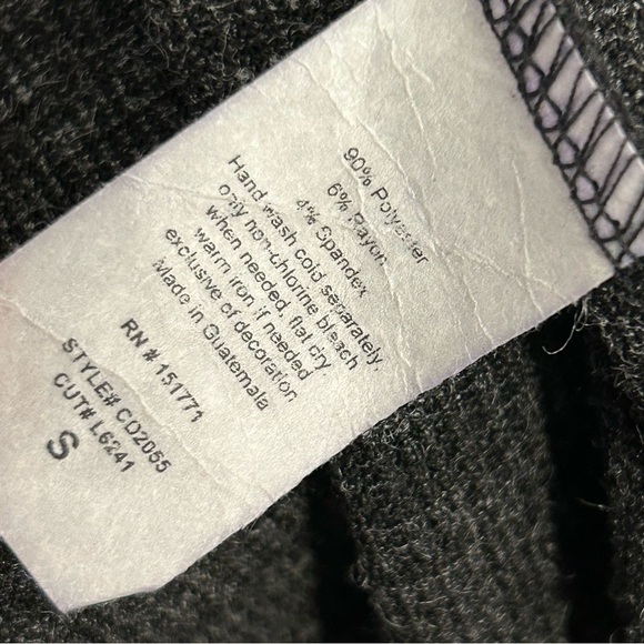 💕 LE LIS Elegant Black Wrap bell sleeves Dress S - Picture 9 of 12